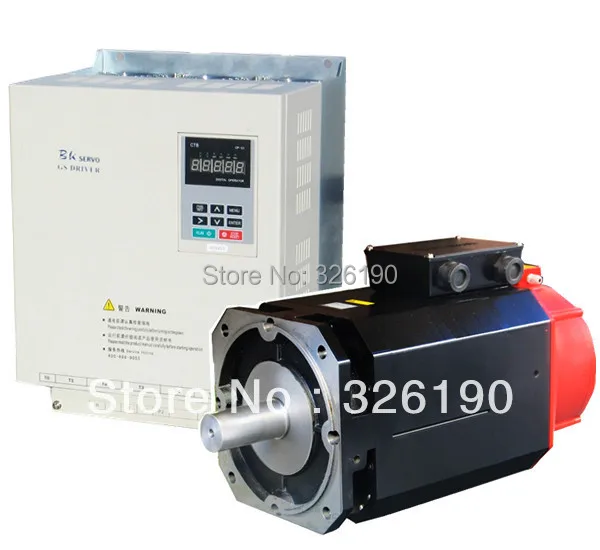 

Spindle Servo Driver and motor 5.5kw,3ph,380V (3ph, 220V are optional)