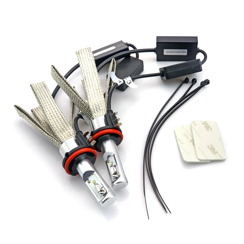 

H4 led H7 H11 H1 H3 9005 9006 LED H15 d2s Car Headlight Bulbs 80W 8000lm imported Chips 12v 24v Auto Headlamp Fog Light Bulb