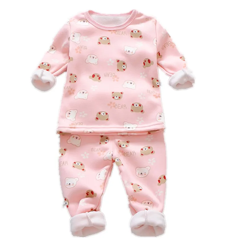 

0-4 Years and A Half 1 Fall and Winter 3 Velvet 5 Children for 6 To 12 Months 7 Boys and Girls Warm Clothing 5 Suits