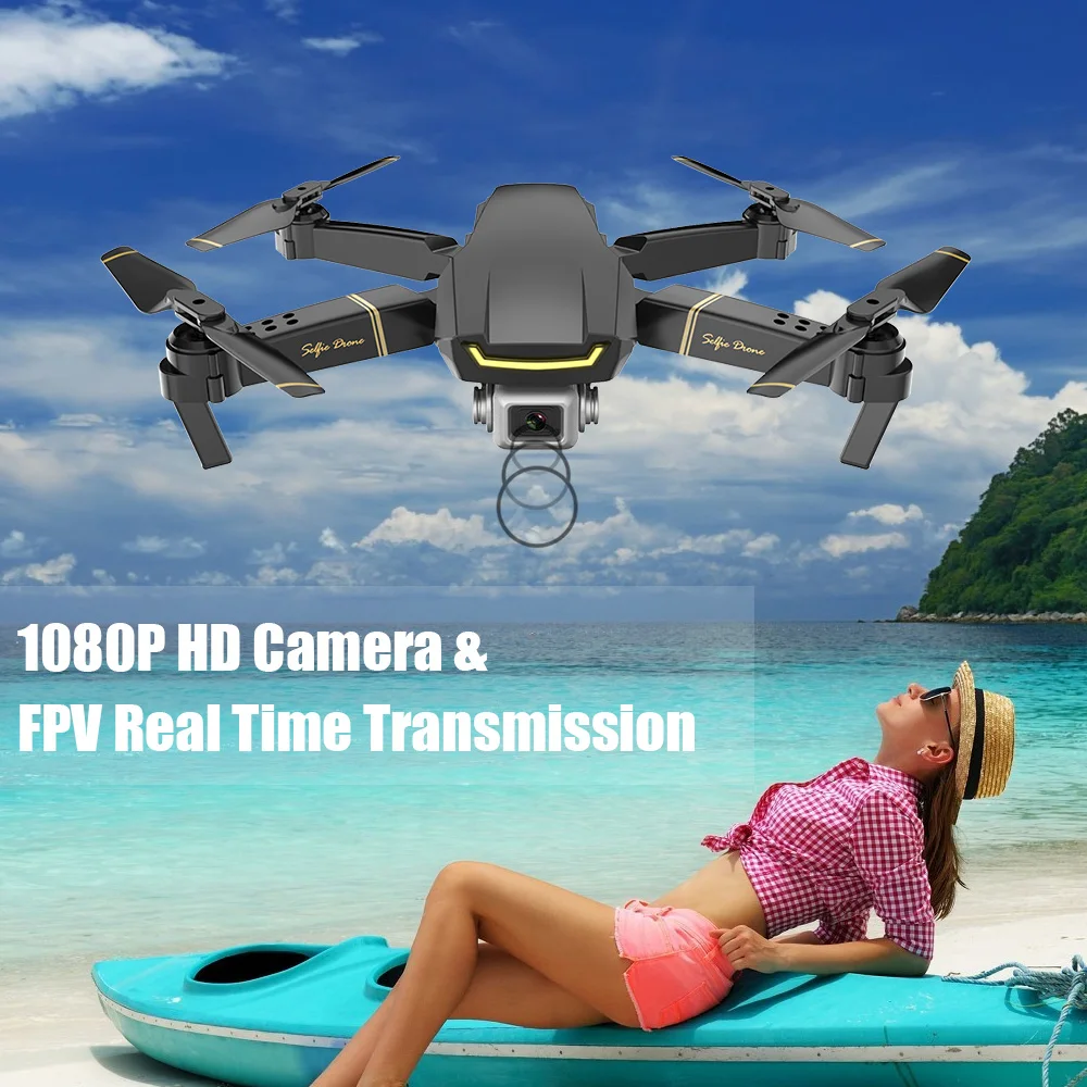 GW89 Wi-Fi FPV Радиоуправляемый Дрон с камерой 1080P HD жесты Фото Видео высота удержания складной Радиоуправляемый квадрокоптер Дрон для начинающих VS E58