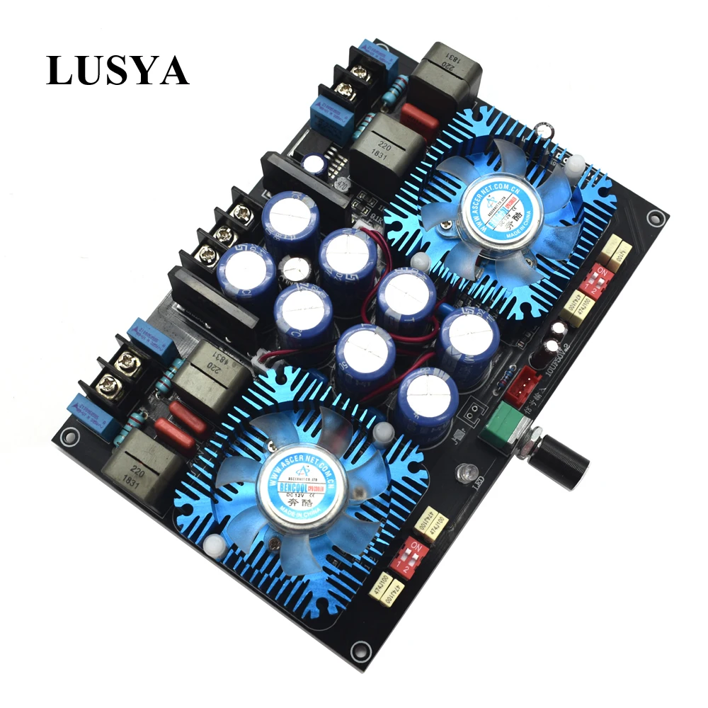 Lusya TDA8954TH dual core Digital audio Amplifier 2.0 stereo amplificador audio 420W+420W With fan AC24V B8-005 Lusya TDA8954TH dual core Digital audio Amplifier 2.0 stereo amplificador audio 420W+420W With fan AC24V B8-005