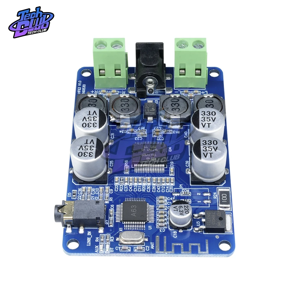 DV 10 25V TDA7492P Bluetooth приемник усилитель аудио Плата 25W * 2 мощности Динамики