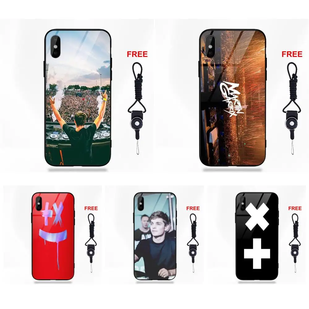 

Martin Garrix Logo For Apple iPhone X XS Max XR 5 5C 5S SE 6 6S 7 8 Plus Print Silicone TPU Frame Tempered Glass Phone Case