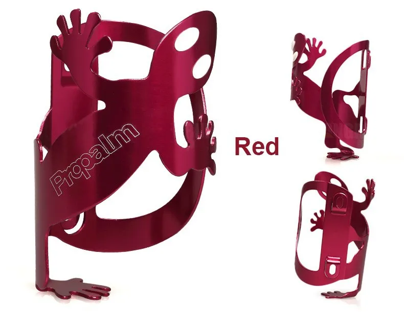 PROPALM  gecko bike bicycle bottle cage bottle bracket holder anode Aluminum colorful (15)