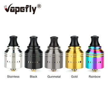 

Original Vapefly Holic MTL RDA easy Single Coil Building 22.2mm RDA with Side Airflow Adjustable & Top Fill & BF pin vs Drop RDA