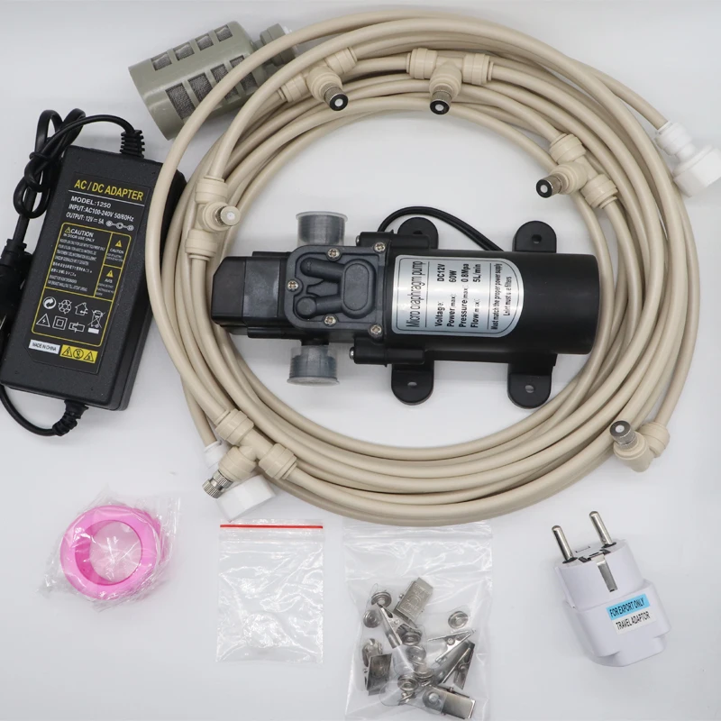 l309-12v-water-spray-electric-diaphragm-pump-kit-portable-misting-automatic-water-pump-12m-misting-cooling-system-for-greenhouse