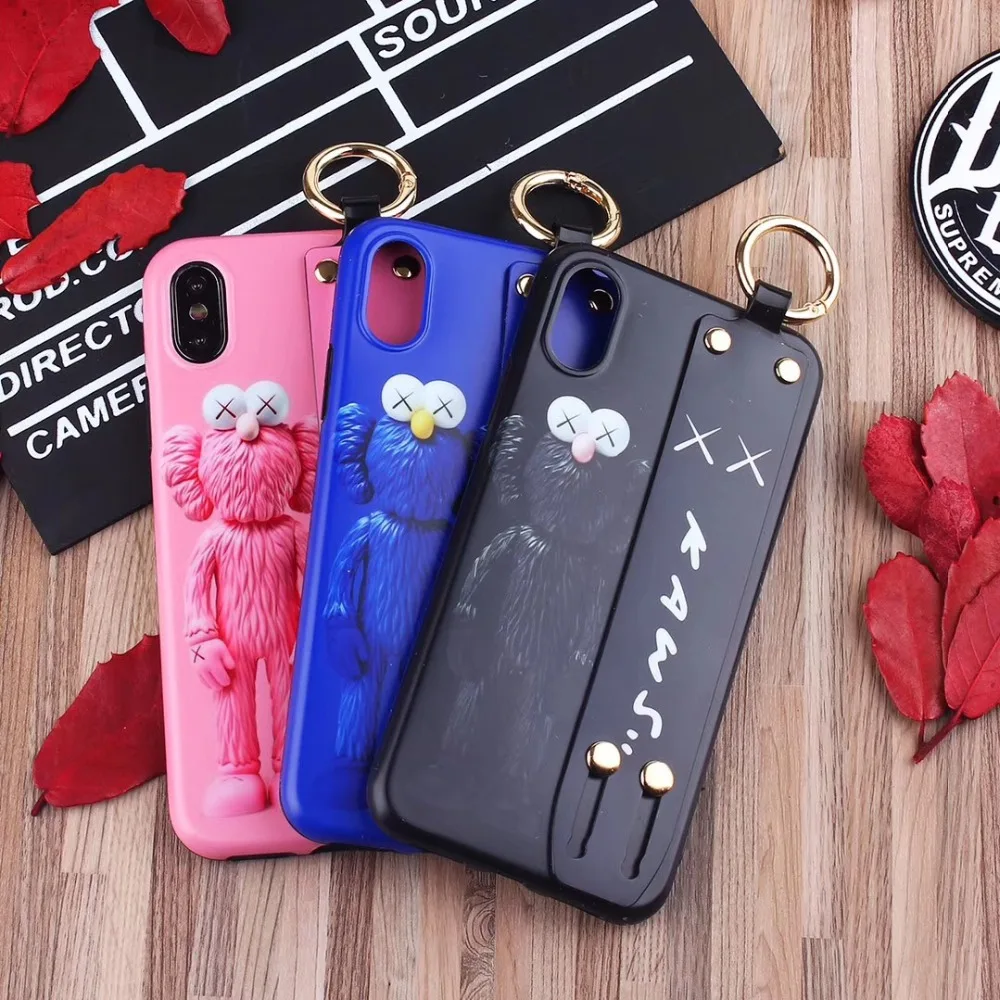 

Cute personality and creative wristband cover for iphone 6 6S plus 7 8 plus X XS MAX XR silicone phone case