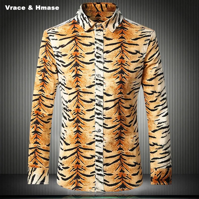 European and American fashion casual shirt men's shirts of