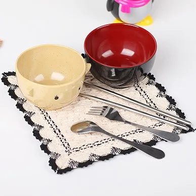 

European pad cotton weaving square heat insulation cup mat 22*22cm free shipping
