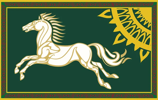

90x150cm Lord of the Rings Banner Horse Flag polyester game banner 3x5ft Polyester custom flag banner