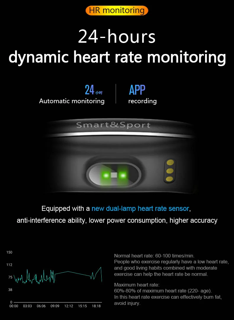 For Samsung Galaxy A9 A8 A7 A5 U18 Smart Wristband Bracelet Dynamic Heart Rate Blood Pressure Oxygen Fitness Tracker Smart Band