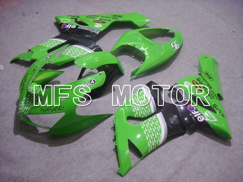 

Mold For Kawasaki NINJA ZX6R 2005 2006 05 06 Injection ABS Fairing Kits NINJA ZX 6R 05 06 - Nakano - Green/Black
