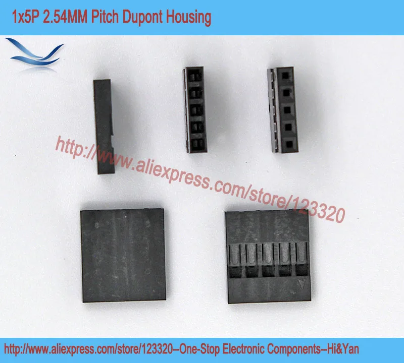 1000pcs-lot-5P-Dupont-Housing-Dupont-Shell-Plug-Connector-For-Jumper ...