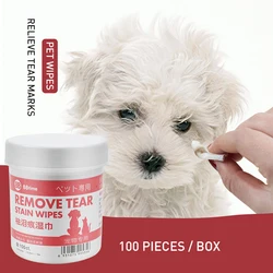 100PC Pet Eye Cleaning Wipes Dog Cat Tear Marks Eye Stain Gentle Non-Intivating Cleaning Wipes Aloe Vera Ingredients Care Eyes 100PC Pet Eye Cleaning Wipes Dog Cat Tear Marks Eye Stain Gentle Non-Intivating Cleaning Wipes Aloe Vera Ingredients Care Eyes