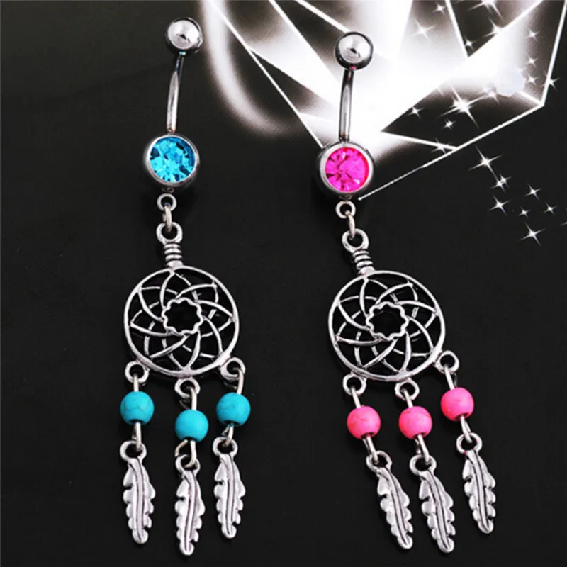 

Belly button rings Body Jewelry piercing Crystal Belly Navel Barbell Bar Ring Body piercing navel piercing