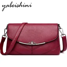 YABEISHINI Famous Brand Leather Shoulder Bag Female Designer Simple Messenger Bag Casual Crossbody Bags for Women Sac A Main YABEISHINI Famous Brand Leather Shoulder Bag Female Designer Simple Messenger Bag Casual Crossbody Bags for Women Sac A Main