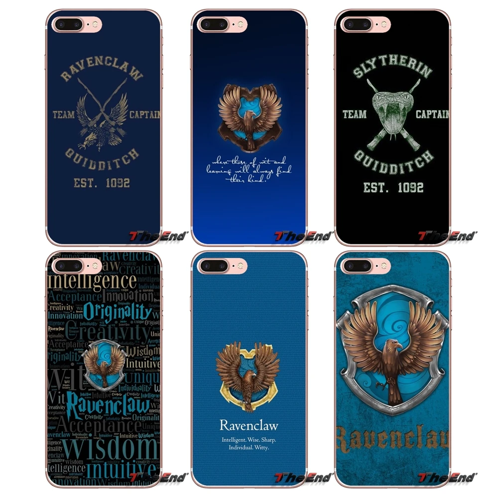 

harry potter ravenclaw For iPhone X 4 4S 5 5S 5C SE 6 6S 7 8 Plus Samsung Galaxy J1 J3 J5 J7 A3 A5 2016 2017 Silicone Case Cover