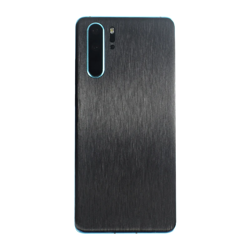 

Metal Brushed Pattern Decorative For Huawei P30 Pro Lite Mobile Phone Protector P30Pro Matte Back Film Stickers With Gift
