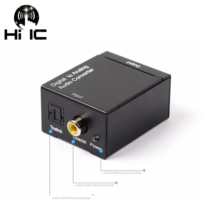 Внешняя звуковая карта USB ЦАП Декодер усилитель для наушников звука коаксиальный