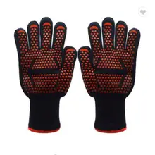 Кухонные хлопковые термостойкие перчатки для барбекю для приготовления гриля