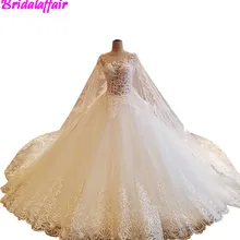 Romantico Perline Senza Maniche Abito Da Sposa высококачественный длинный поезд Lusso Principessa Abiti Da Sposa Vestido De платье невесты