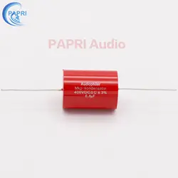 PAPRI 6,8 мкФ 400VDC осевой MKP DIY уровня звука конденсатор для HiFi трубочные гитарные усилители лот/1 шт