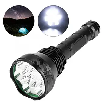 

High Bright LED Torch Aluminum Alloy Flashlight Outdoor For Camping Emergency Hunting