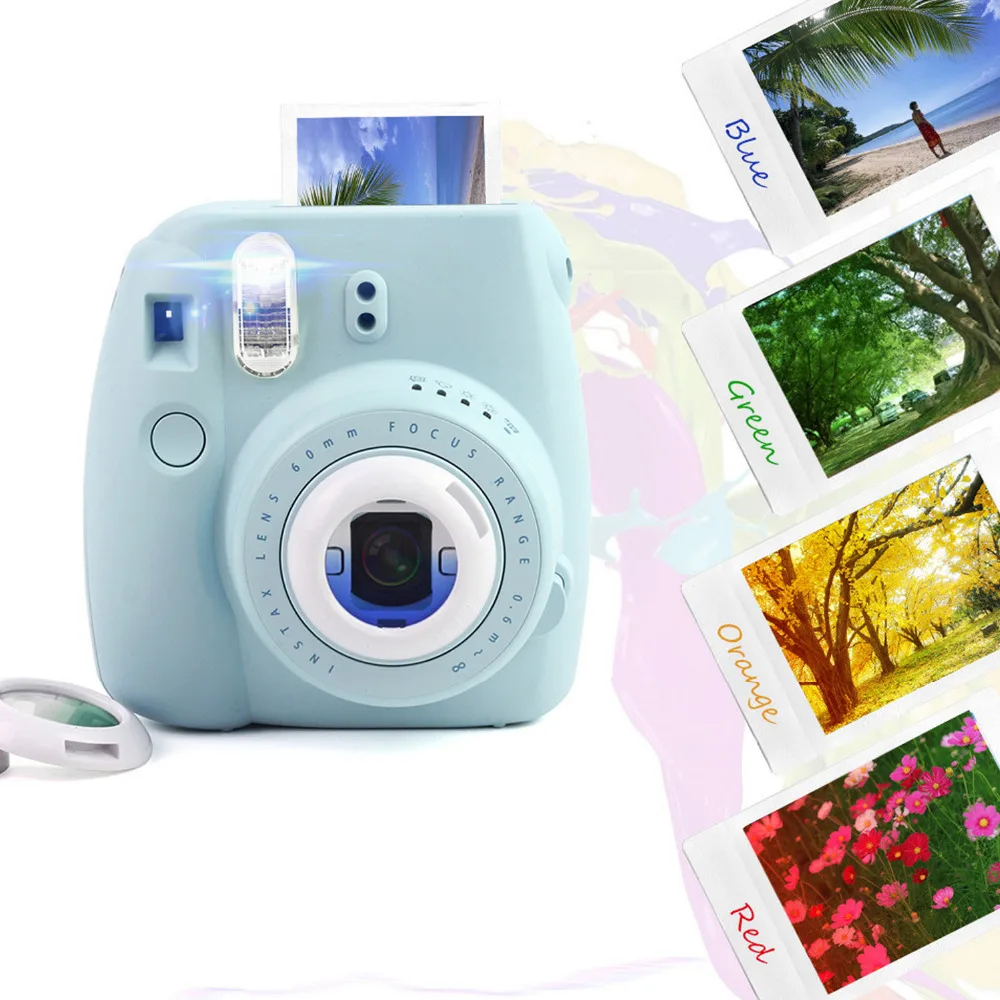 SUNNYLIFE 10 шт. цветной набор фильтров для объектива крупным планом для Fujifilm Instax Mini 8 8+ 9 7s kt мгновенная пленка Polaroid аксессуары для камеры