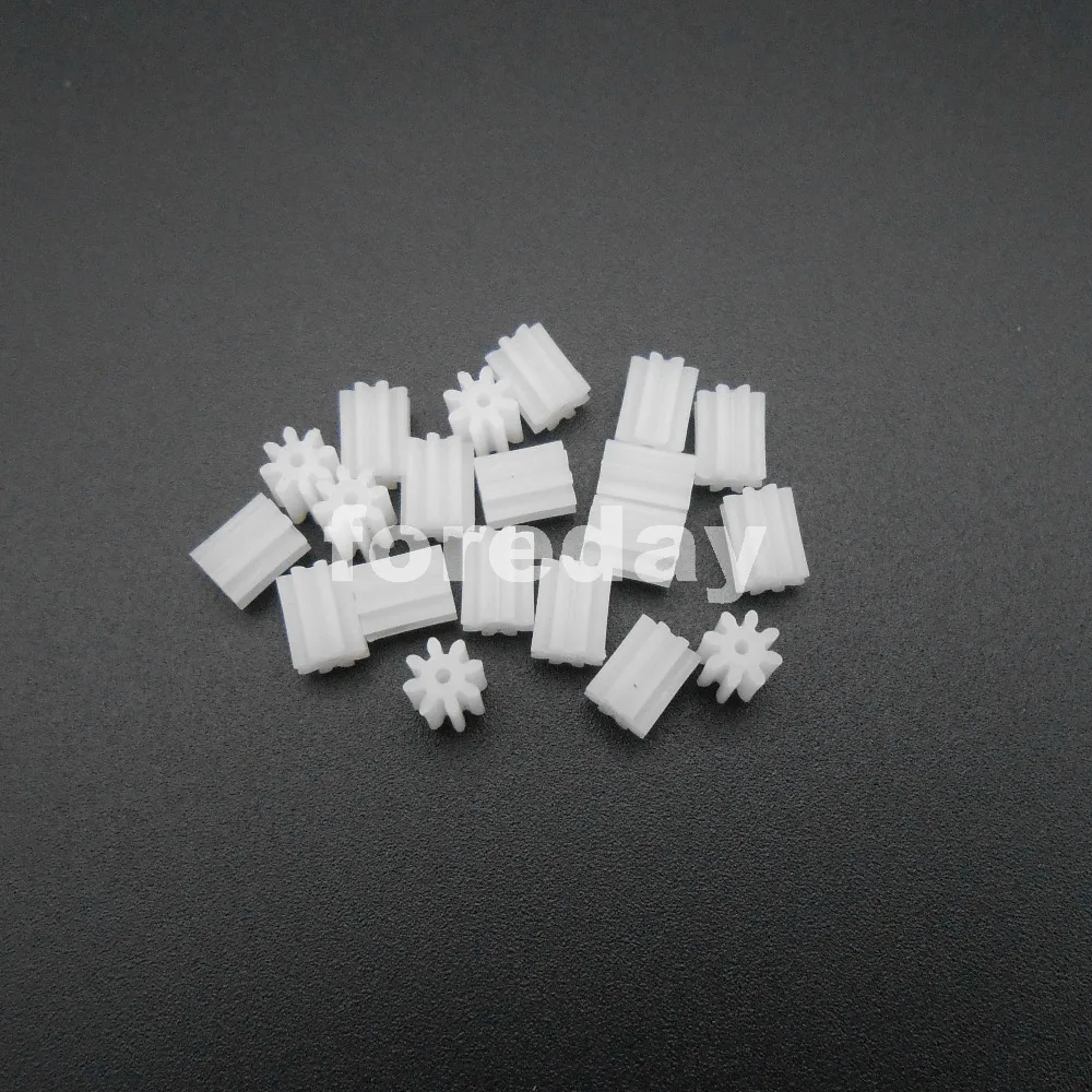 

40PCS X 0.4 Moduls Plastic 8T 8 Teeth 4X5=D:H Aperture: 0.75mm Spur Gear 0.4M Model Accessories Plastic Spur Gear NEW *FD218X40