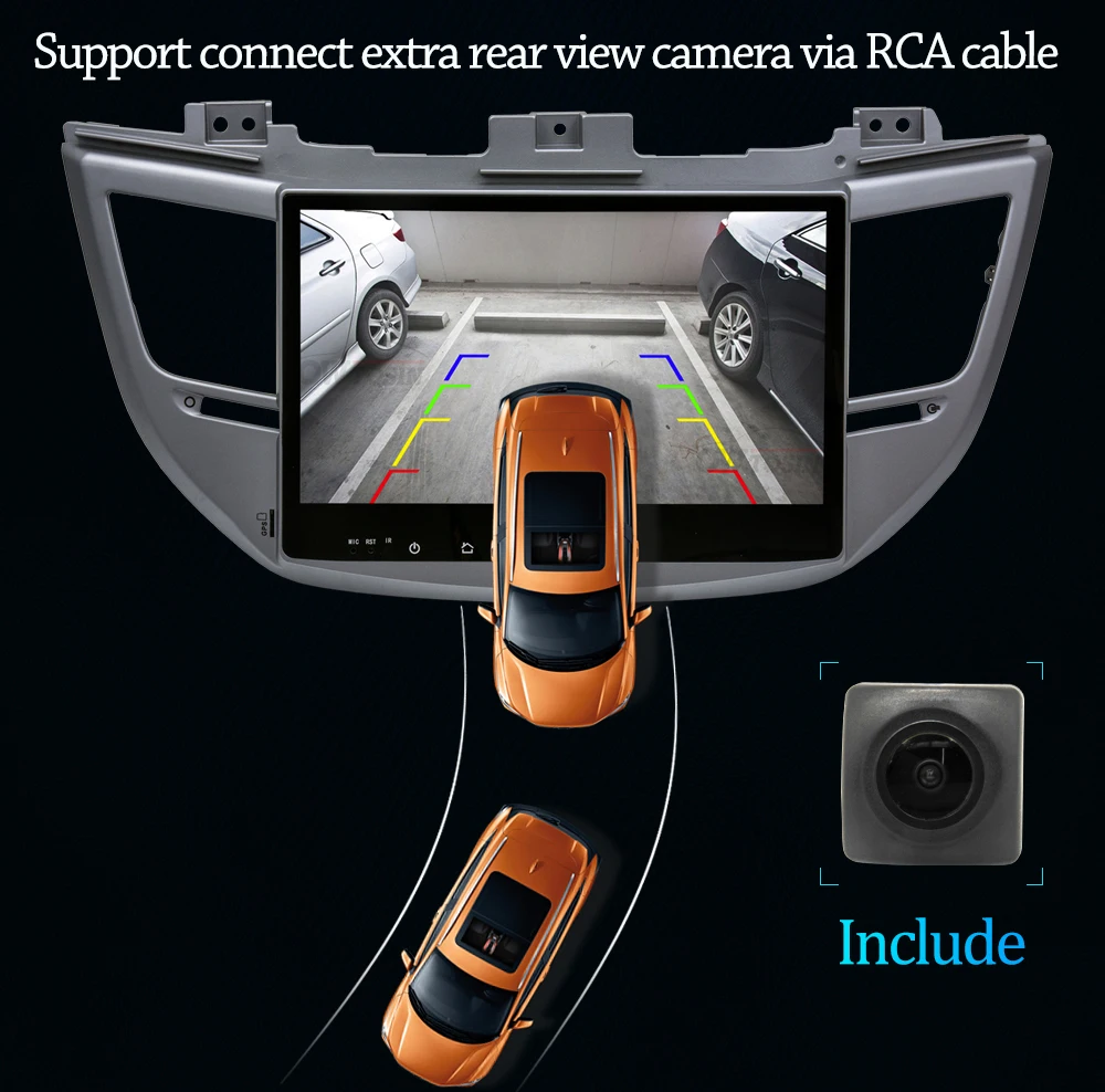 Clearance Owtosin Car Radio Multimedia Video Player Navigation GPS Android 9.0 For Hyundai Tucson 2015 2016 2017 Car 4GB RAM 32GB ROM DSP 9