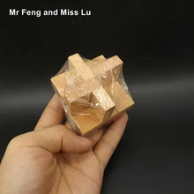 Настенная угловая форма деревянная головоломка классическая интеллектуальная Kongming замок игрушка