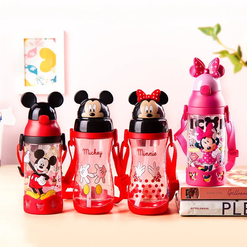 Disney Baby Feeding Thermos cup with straw Mickey Minnie bottle
