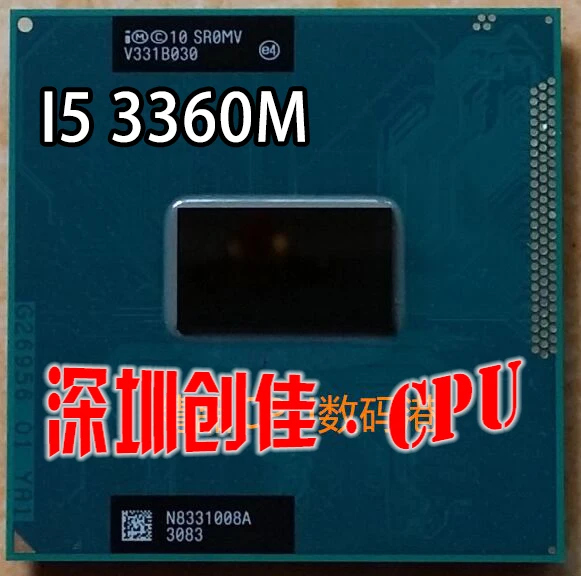 Процессор Core i5-3360M 3M кэш 2,8 Ghz i5 3360M SR0MV PGA988 TDP 35 W, процессор для ноутбука