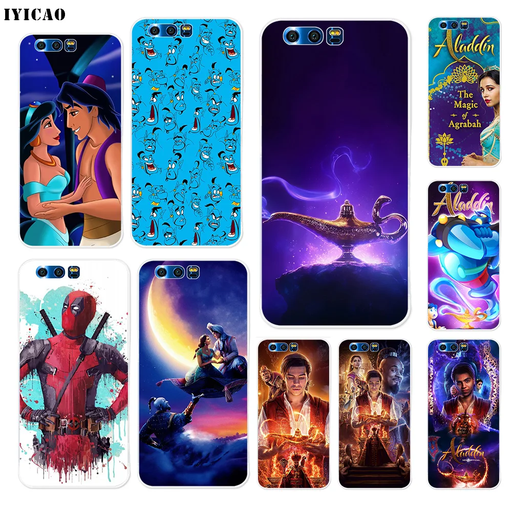 

IYICAO Aladdin 2019 movie Soft Silicone Case for Huawei Y9 Y7 Y6 Prime 2018 Honor 8C 8X 8 9 10 Lite 7X 7C 6A 7A Pro Cover
