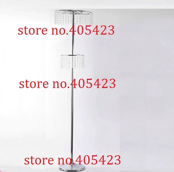 10 개/몫 2 티어 H 170cm (67 &) 관람차 크리스탈로드 리드 플라워 스탠드 (구슬 포함, 꽃 제외)