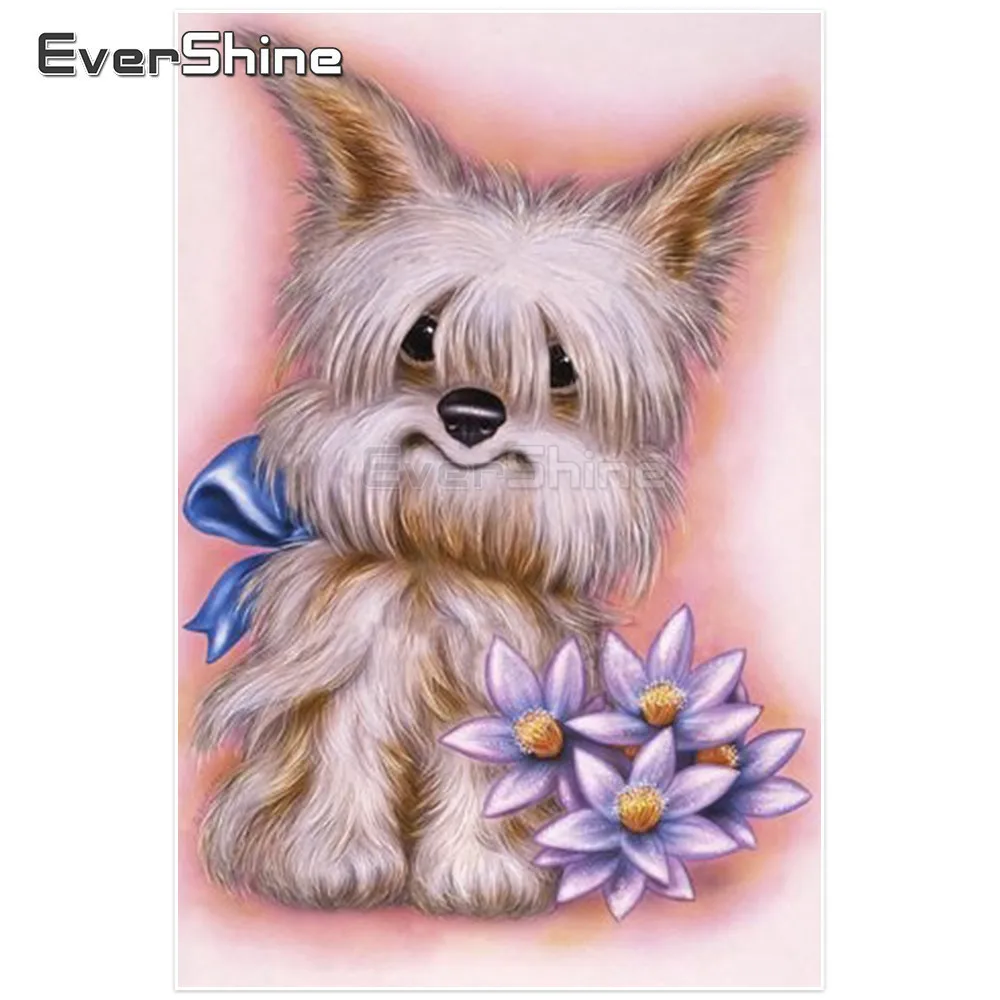 

Evershine 5d Diamond Painting Cross Stitch Animals Diamond Mosaic Rhinestone Full Square Diamond Embroidery Pattern Home Decor