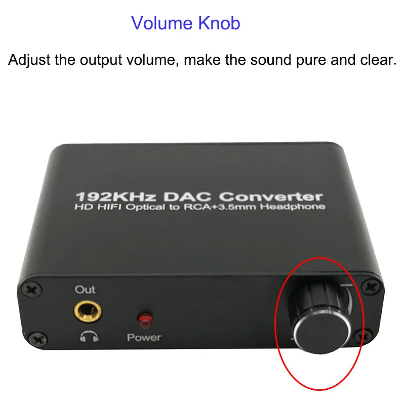 192 кГц DAC 5.1CH Hifi цифро аналоговый преобразователь оптический Toslink коаксиальный к RCA
