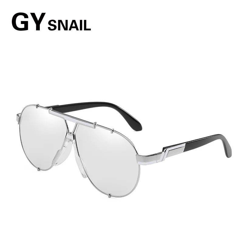 

GY fashion pilot glasses men sunglasses 2018 brand designer classic oculos female mirror shades mens sun glasses for women lady