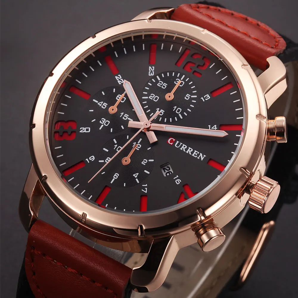 Prix pour Relogio Masculino CURREN Hommes Montres 2016 Top De Luxe Populaire Marque Montre Homme Grand Cadran Quartz-Montres Hommes Horloge Hommes de Montre Prix pour Relogio Masculino CURREN Hommes Montres 2016 Top De Luxe Populaire Marque Montre Homme Grand Cadran Quartz-Montres Hommes Horloge Hommes de Montre