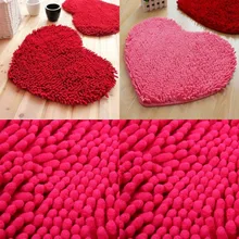 Домашние коврики для ванной комнаты, синель, противоскользящие, MG17, твердые коврики для йоги, для гостиной, коврики для домашних животных, для гостиной, подушка, коврик в виде сердца