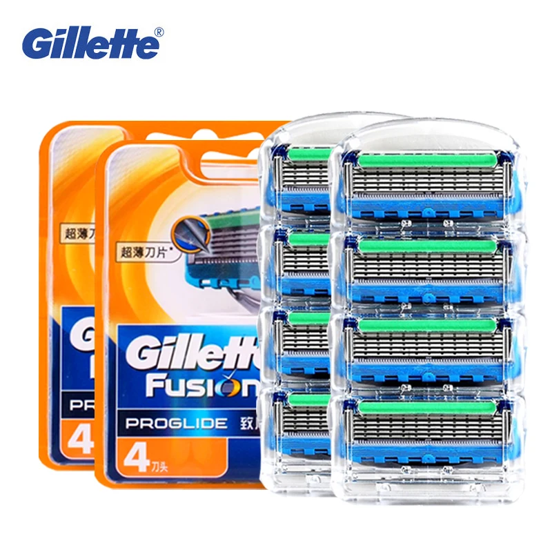 Оригинал Gillette Fusion Proglide Power Электрическое бритвенное лезвие для мужчин бритья