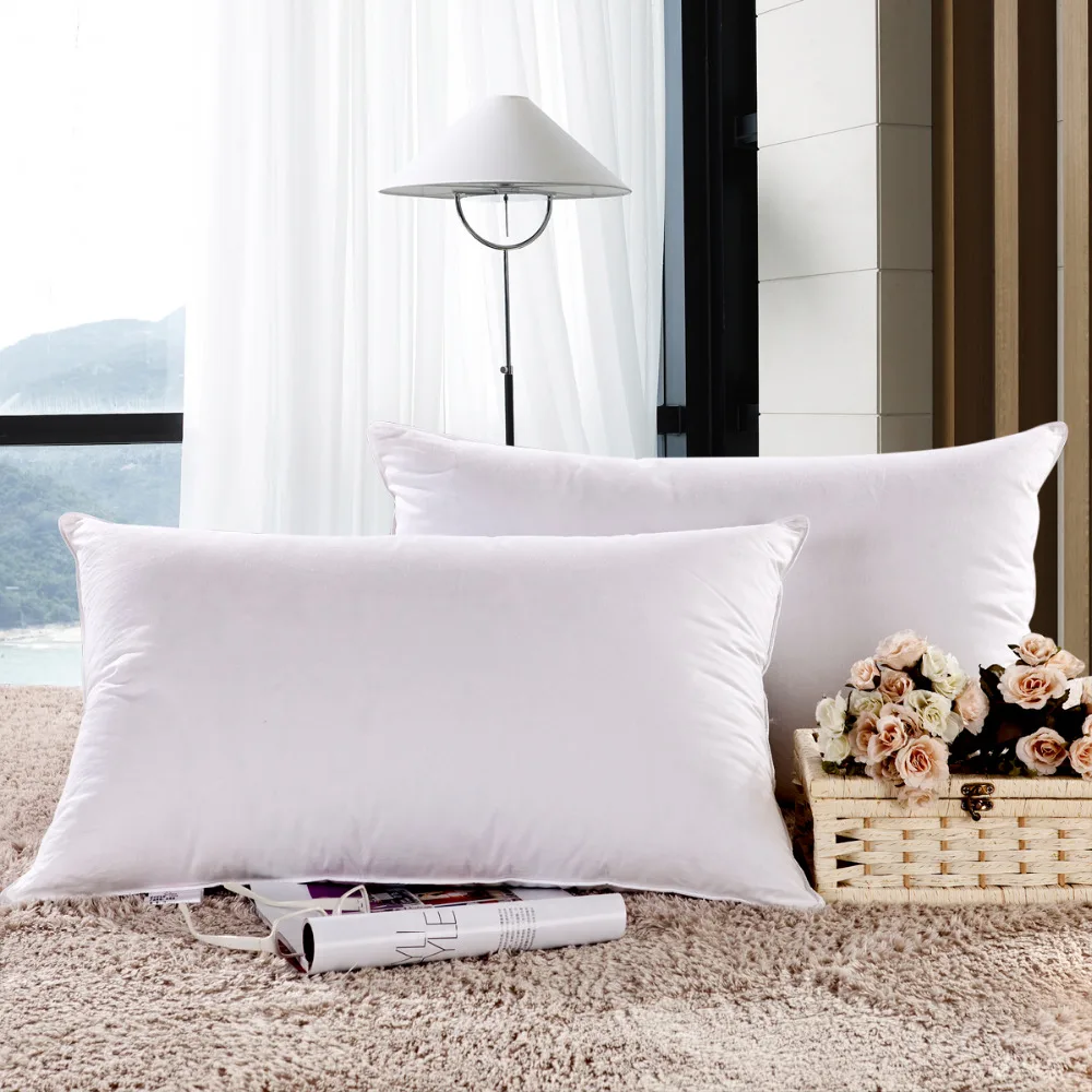 

Cosette Luxury Duck Down Bedding Pillow Insert, Soft and Warm,