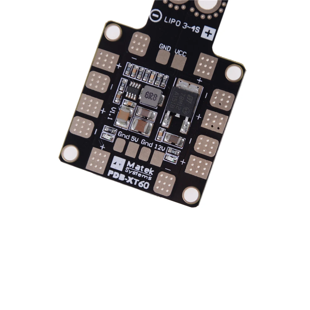 PDB XT60 W/ BEC 5V & 12V 2oz Медный для радиоуправляемого вертолета FPV квадрокоптера