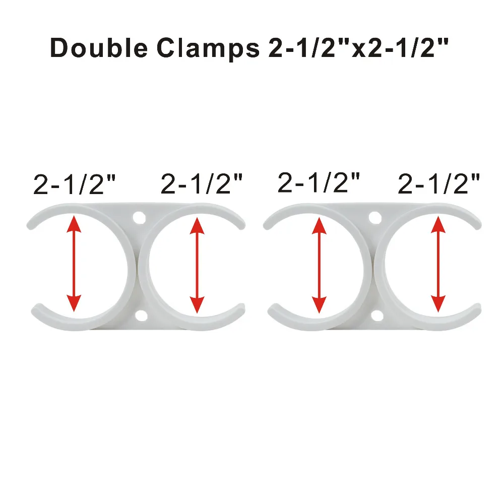 2.5inch Double clamps