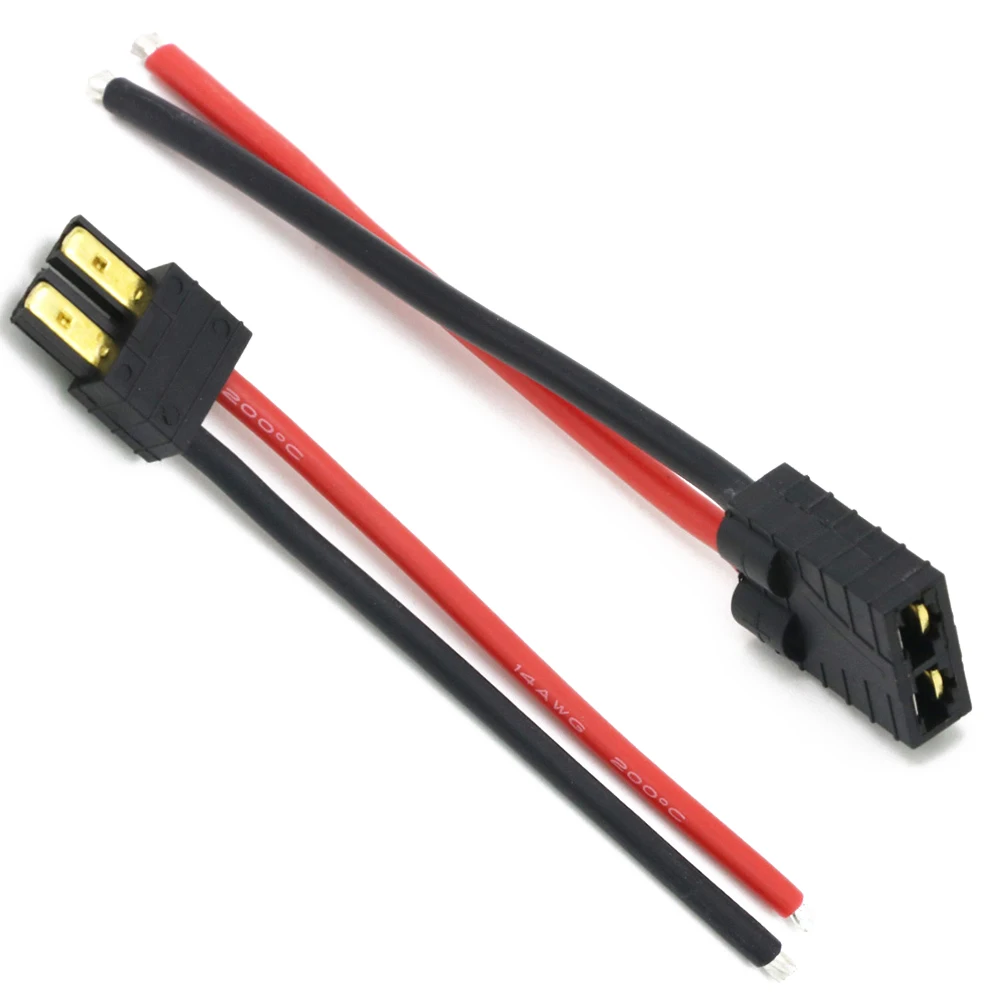 Trx штекер/гнездовой разъем силиконовый провод с 10 см 14AWG для аккумуляторной