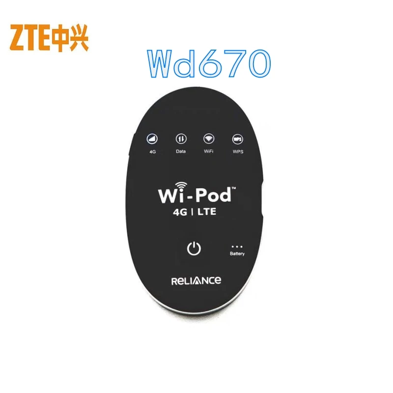 Разблокированный Роутер ZTE WD670 точка доступа 4G LTE 850/1800 / 2300 МГц разблокированный GSM