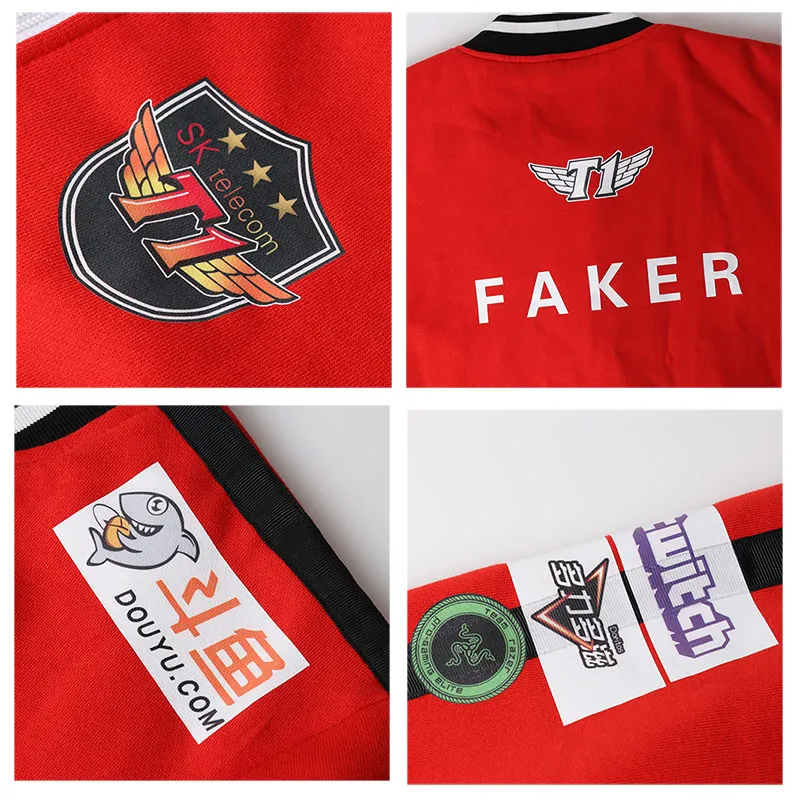 Мужская бейсбольная куртка SKTT1 с принтом LCK SKT T1 S7 SKTT1|coat men|baseball coatmen coat |