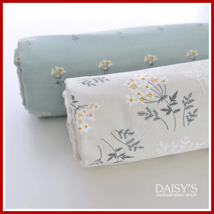 SMTA Хлопок Ткань Лоскутные ткани на метраж Тюль аксессуары для лоскутного шитья небольшой свежий 50*240 см