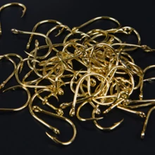 YINGTOUMAN 5 кор./лот 3#12,# золотой штучной упаковке трубка платит Isetny смешанные 600 пакеты с отверстием острые Крючки без ржавчины рыболовные снасти