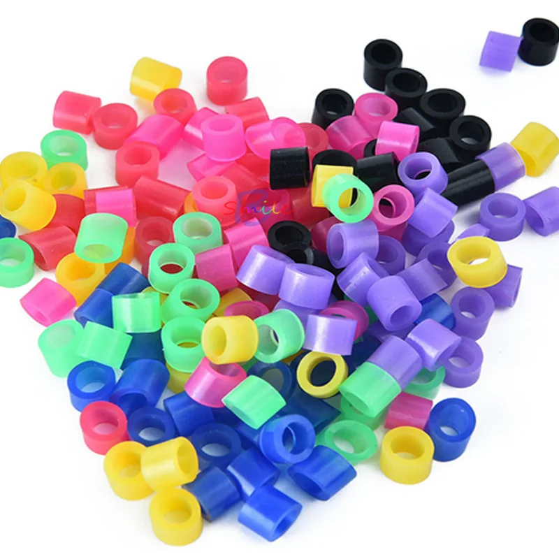 

100 Pcs/bag Dental Multi-Color Autoclavable Disinfection Orthodontic Universal Circle Silicone Dental Instrument Color Code Ring